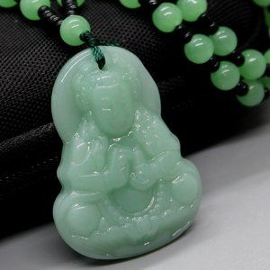Obsidian Buddha Milefo Green